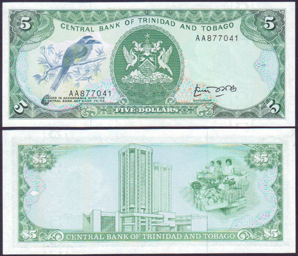 1985 Trinidad & Tobago $5 (Unc) L000946